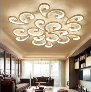 Modern Led Acrylic Peacock Ceiling Light Living Room Bedroom