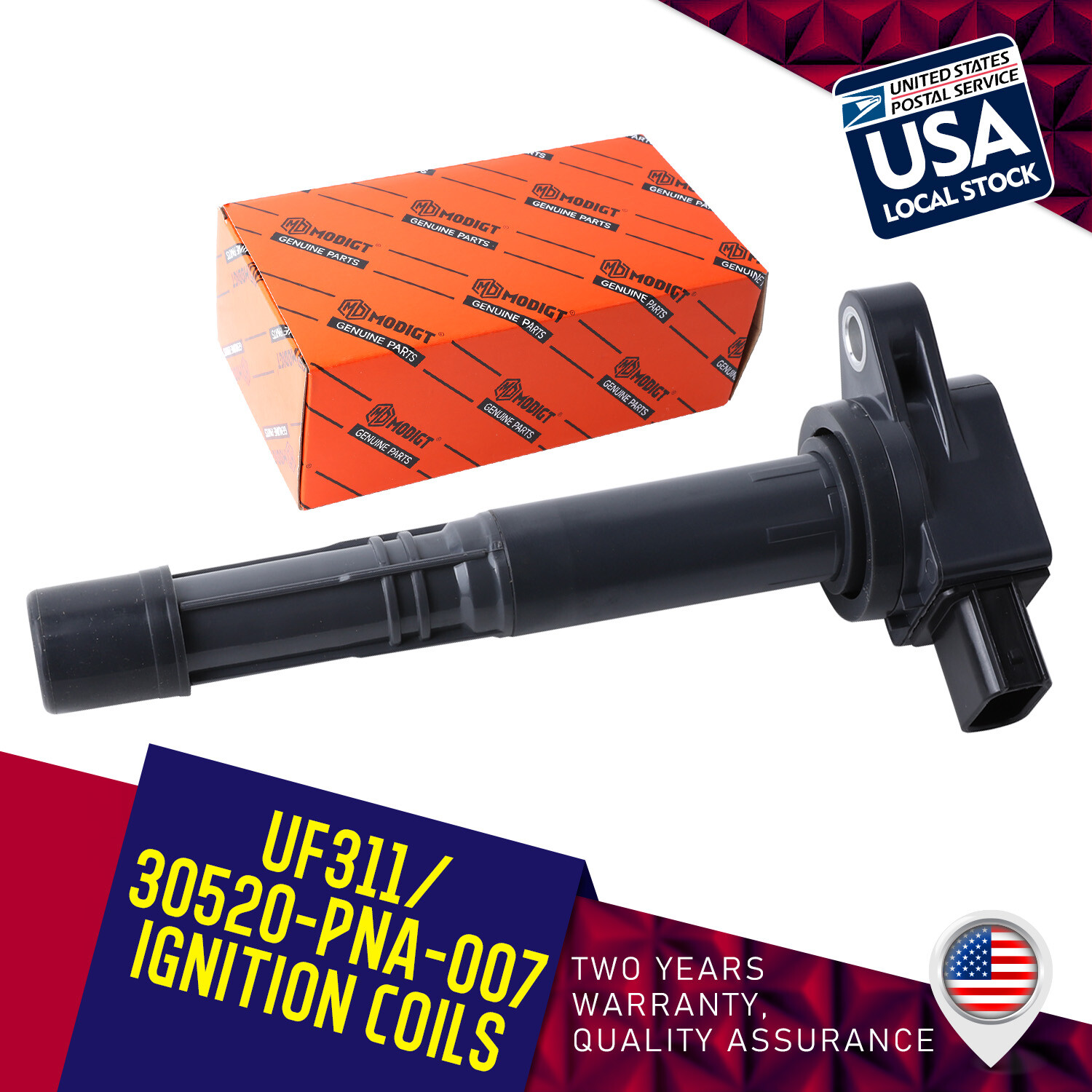 03-07 Accord Element 2.4L Fuel Efficient Ignition Coil UF311 30520-PNA-007