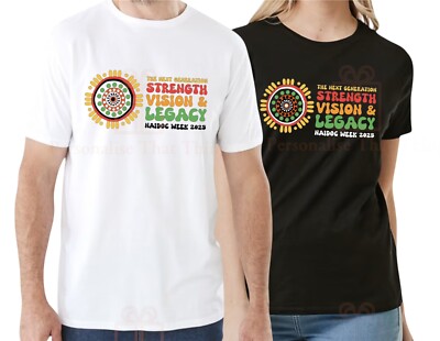 Aboriginal Naidoc week  next generation dot painting - women men children Tshirt