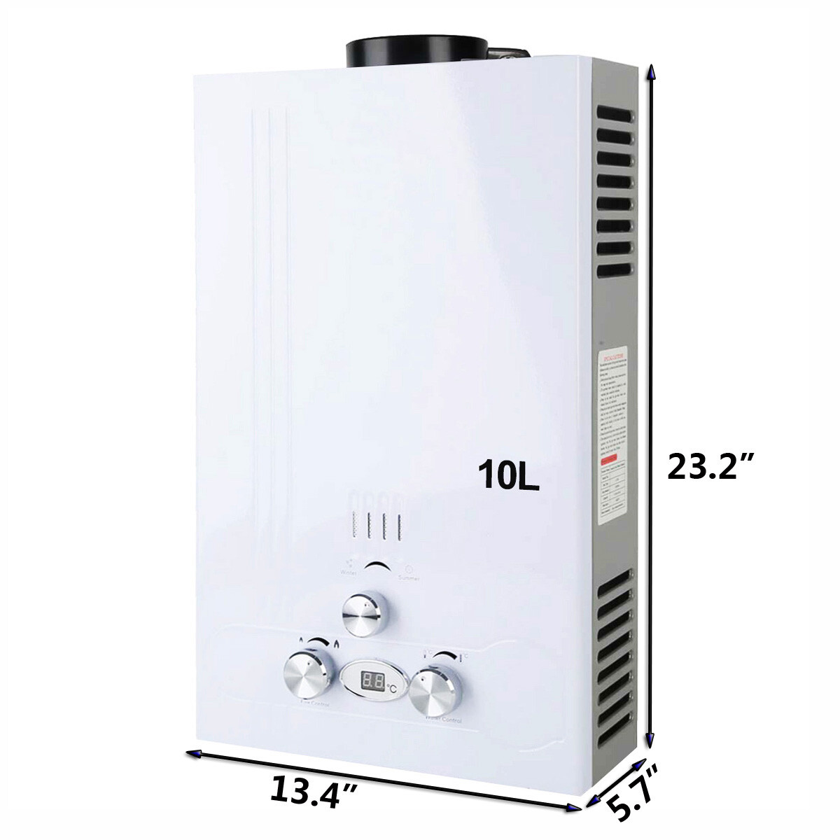 10L 2.6GPM Tankless LPG Propane Gas Water Heater On-Demand Water Boiler w/ Shower | eBay