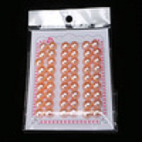 Sale 7-7-5 mm pink AAA loose freshwater pearl 1/2 drilled 20 matching pair 40 pc - Picture 7 of 7