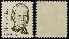 USA 1983 3c Henry Clay Sc-1846 Olive MNH OG #BL34 - US Seller