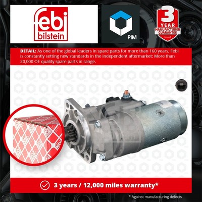 Starter Motor fits HYUNDAI SONATA NF 2.0D 06 to 10 D4EA Febi Quality Guaranteed