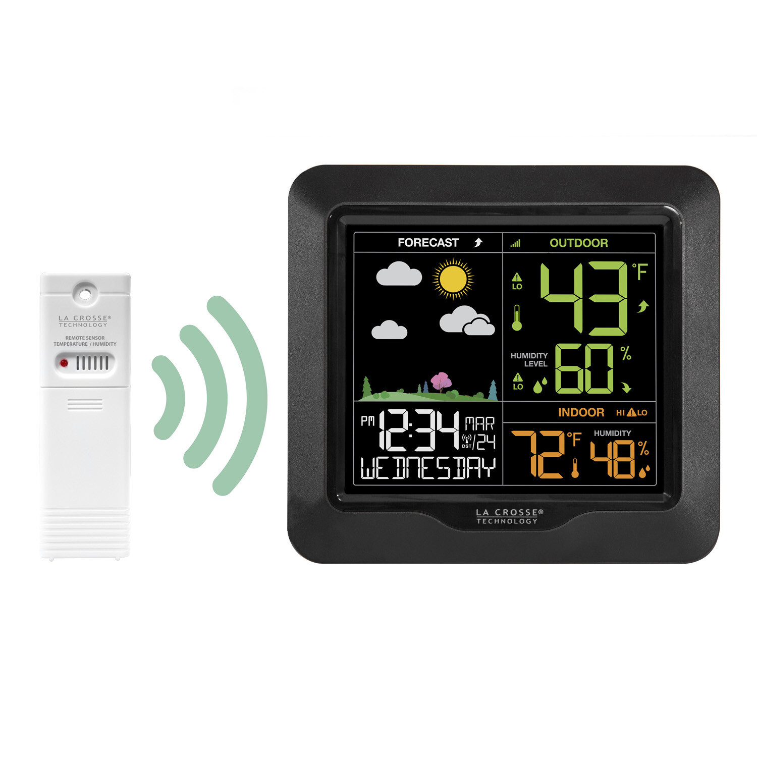 Weather Stations TX141THBCHV3 La Crosse Technology Wireless Temperature & Humidity Sensor Home