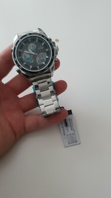 Montre Chronographe Paterson Double Temps - Acier, Neuve Avec étiquettes, Pour Homme