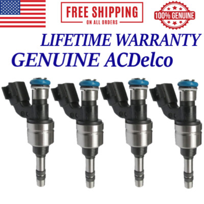 4pcs OEM ACDelco Fuel Injectors For 2011-2015 Chevrolet Captiva Sport 2.4L I4