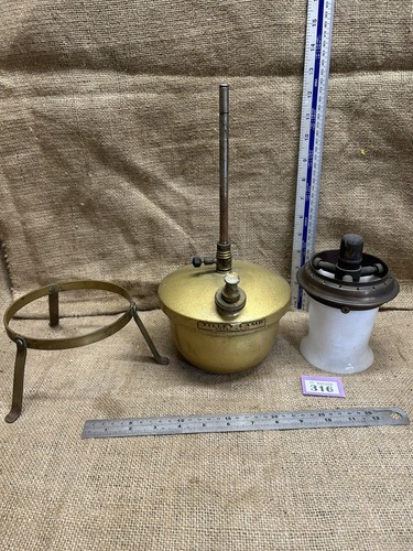 VINTAGE ORIGINAL TILLEY LAMP (PUDDING) KL80 MODEL WITH STAND - Picture 11 of 15