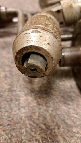 5x Vintage antique drill braces including Stanley no 73 Taymar Coopers braces - Picture 21 of 21