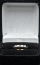 Vintage Sterling Silver- Classic Wedding Band Ring