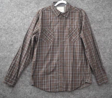 Weatherproof Vintage Button Up Shirt Plaid Large Long Sleeve Casual Mens