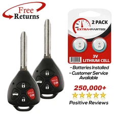 2x New Keyless Entry Remote Key Fob for Toyota Corolla Venza (GQ4-29T 4BTN G)