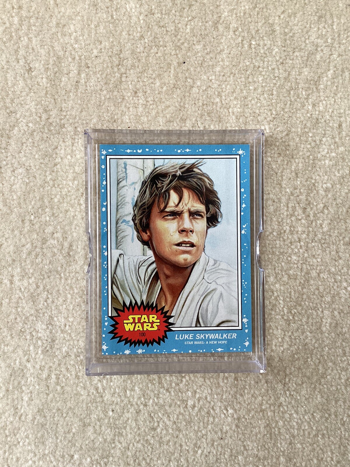 2020 Topps Star Wars Living Set #100 Luke Skywalker Card