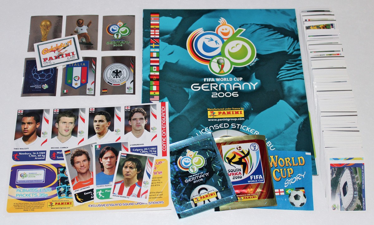Panini World Cup WC Germany 2006 Display Box Bags Sticker Album