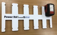 Lock-in Hilti 22v Storage Rack 2-10 slots tool rack mount USA shipping Power Rax