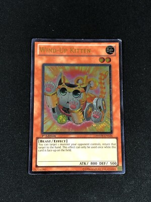 YUGIOH WIND-UP KITTEN PHSW-EN026 1ST ULTIMATE PLAY/EDGEWARE