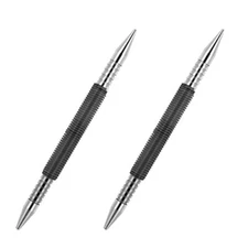 Spring Loaded Nail Set Tools,2-Pcs Dual Head Nail Setter and Hinge Pin 