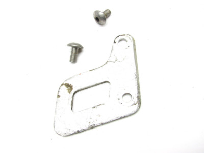 1992 SUZUKI 92 RM80 RM 80 RM80N - REAR WHEEL BRAKE CALIPER GUARD PROTECTOR PLATE