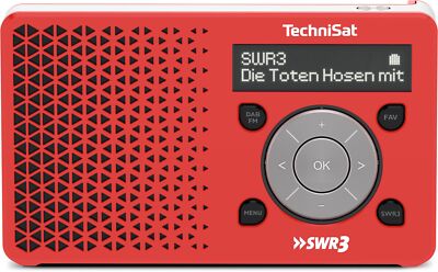 TechniSat DIGITRADIO 1 SWR3-Edition | DAB+ & UKW-Radio mit Akku