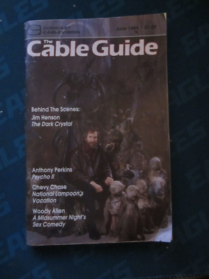The Cable Guide Regional TV Guide Magazine June 1984 Jim Henson The Dark Crystal