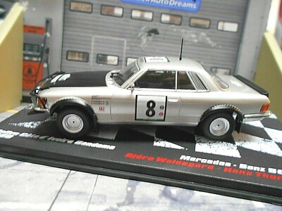MERCEDES BENZ 500 SL V8 Rallye Bandama Afrika 1980 Winner #8 Waldegard IXO 1:43