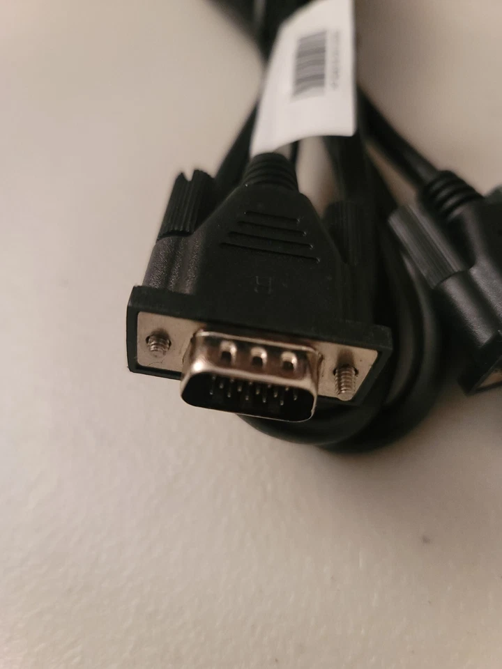 Genuine HP 924318 Male To Male VGA D-SUB Monitor Cable - 15 Pin 6' - New - Image 3 of 4