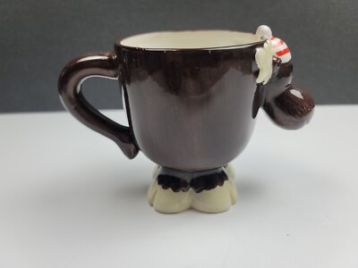 Canada Moose Shape 3D Hand Painted Ceramic Coffee/Tea Mug - EUC | eBay