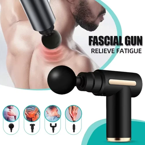USB Mini Massage Gun Fascia Machine Muscle Relaxation Vibrating Gun Powerful - Picture 2 of 5
