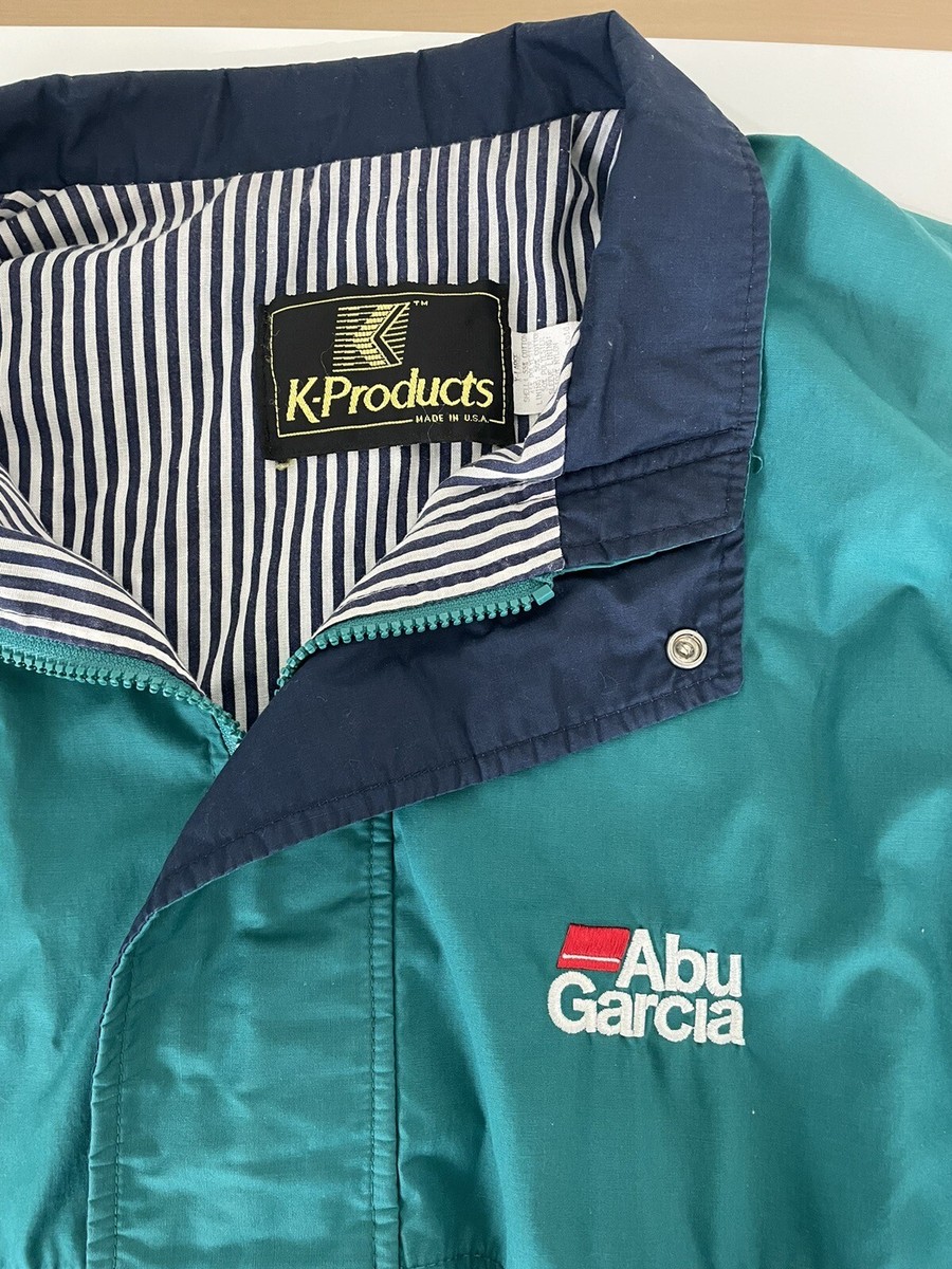 Abu Garcia Jacket Fishing XL Embroidered Logo Vintage | eBay