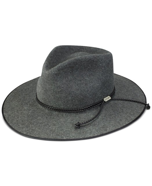 Wide Brim Fedora Felt Hat 