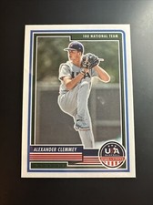 2023 Panini USA Baseball Stars & Stripes Silver Prizm #43 ALEXANDER CLEMMEY Card