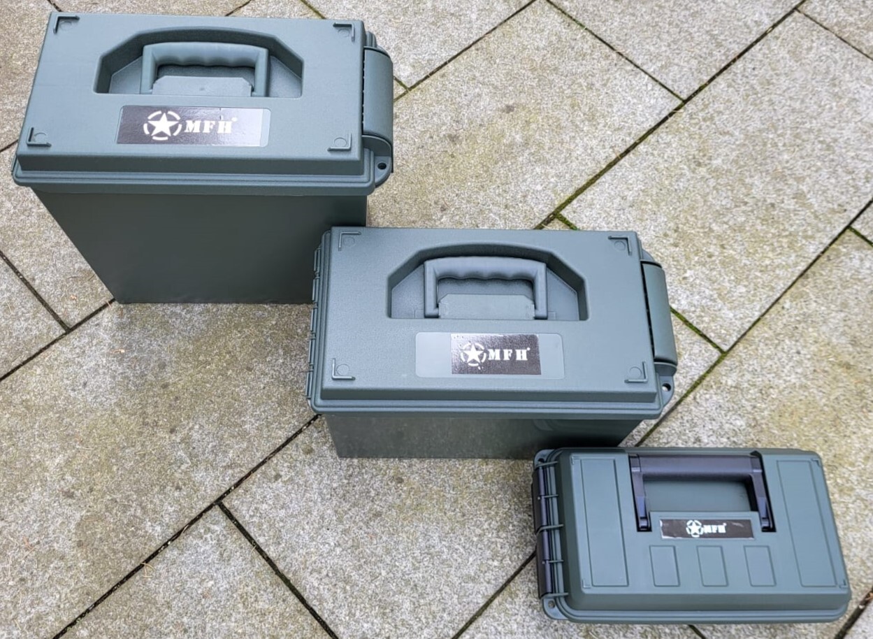 Thumbnail - Munitionskiste Kunststoffbox Abschließbar Transportkiste Geocaching