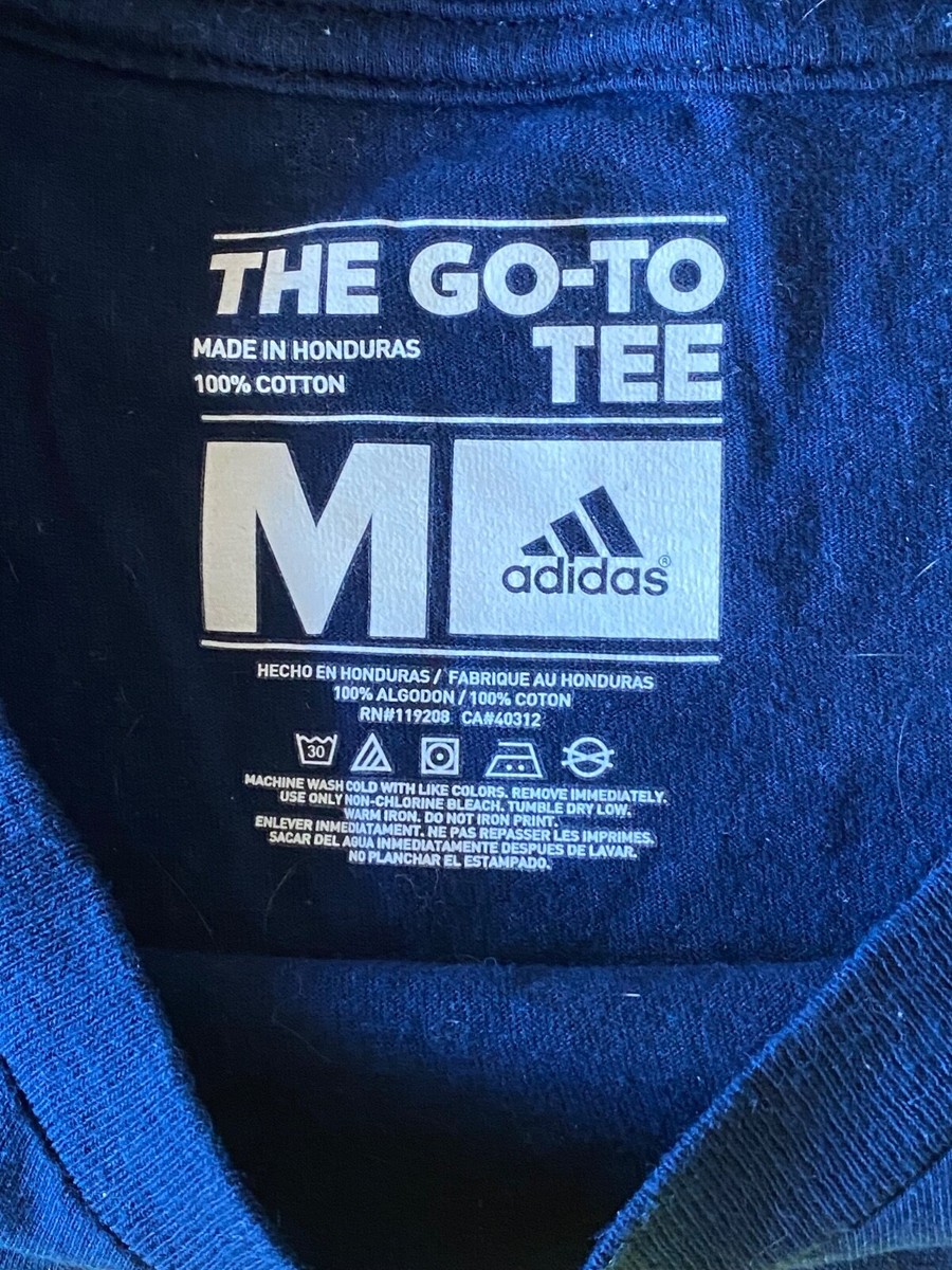 Michigan Basketball 'We Work' Blue Adidas T-shirt, M | eBay