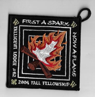 OA 62 Talligewi 2004 Fall Ordeal  BLK Bdr. [PAT-1473]