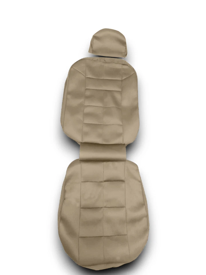 Schonbezüge Sitzbezüge Bezüge Set für Fiat 128 beige — 第 3/4 张图片