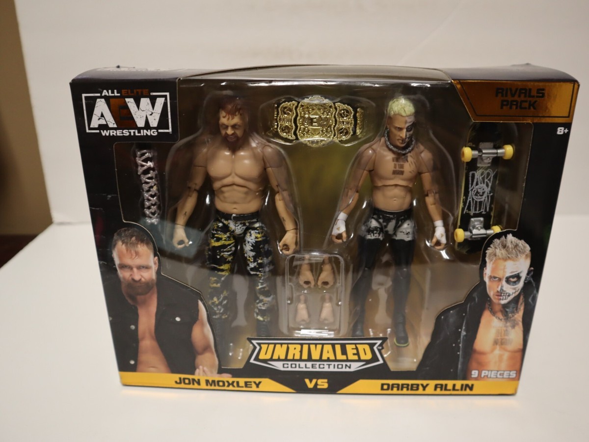 AEW●Jon Moxley●Darby Allin●フィギュア●WWE●廃盤 AEW Unrivaled Rivals 2 Pack Darby Allin Jon Moxley Amazon