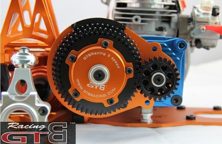 GTB RC 1/5 Car 3 Speed Metal Gear Transmission Kit II GTB RC 1/5 Car 3 Speed Metal Gear Transmission Kit II