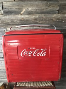 vintage coke cooler