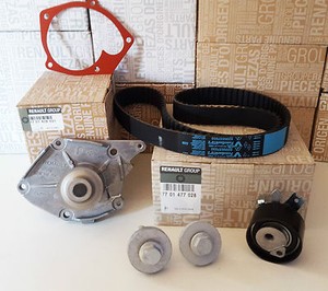 Détails Sur Kit De Distribution Pompe A Eau Renault Logan 15 Dci Dorigine Oe