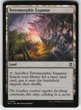 Terramorphic Expanse Commander: Bloomburrow 345 C NM MTG