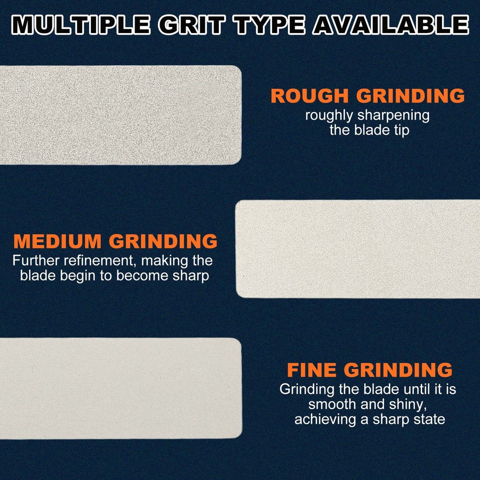 Rectangle Diamond Sharpening Stones 5.9x0.8