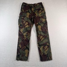 Polo Ralph Lauren Cargo Pants Boys 12 Green Camo Elastic Waist Drawstring