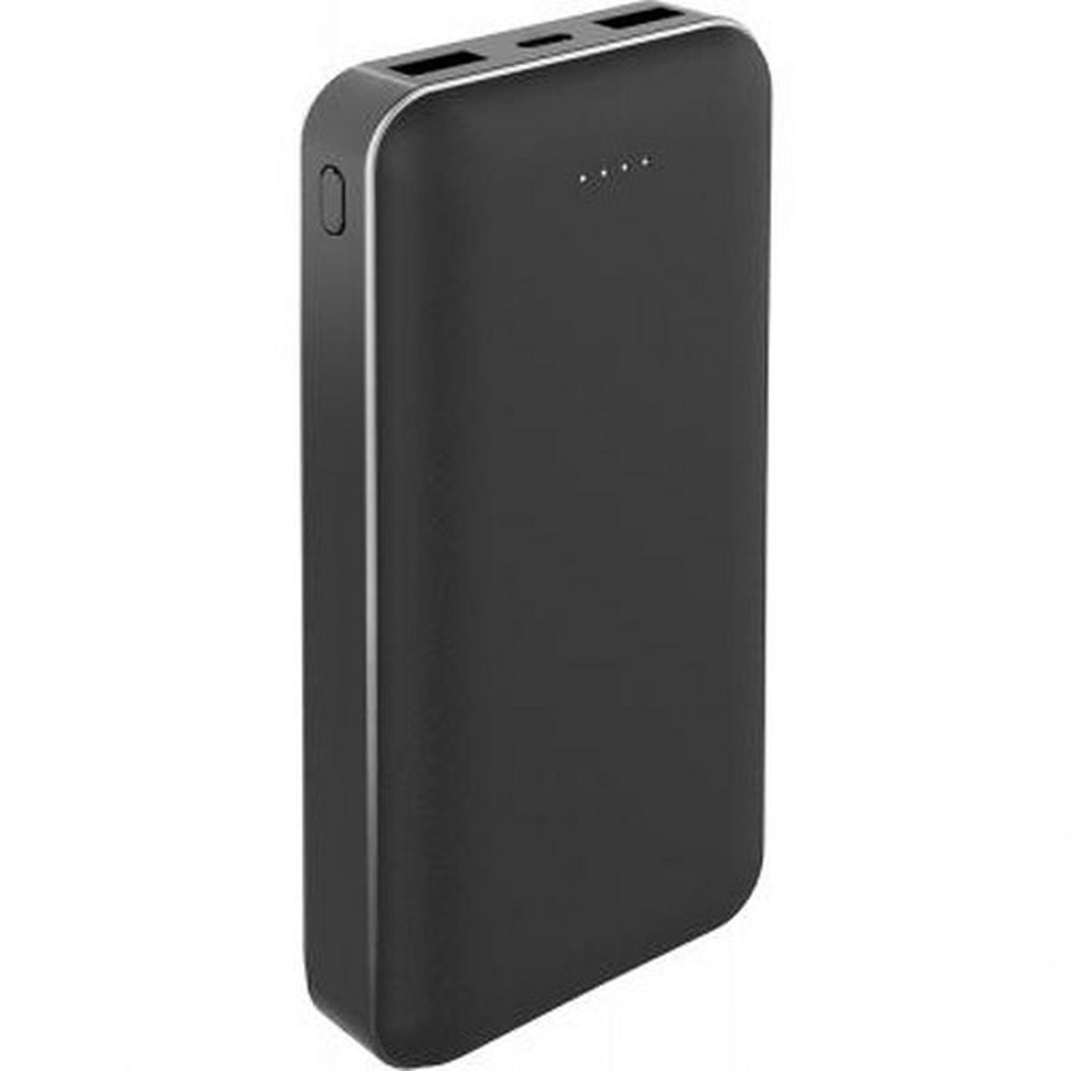 Batterie externe 20000mAh 20W en plastique recyclé avec ports USB-C et USB-A