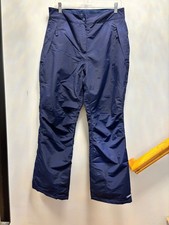 Lands End Womens Waterproof Insulated Snow Pants Size 6-8 Navy Blue