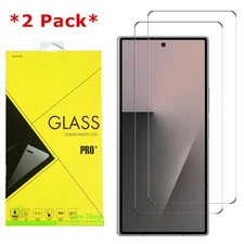 2-Pack Premium Real Tempered Glass Screen Protector for Samsung Galaxy Z Fold7