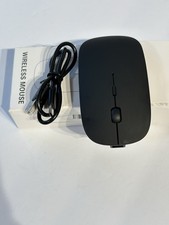 Rechargeable Slim Wireless Mouse 2.4GHz Silent Optical USB for PC Laptop