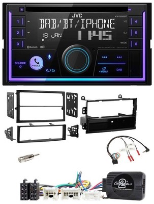 JVC Steering Wheel USB 2DIN DAB Bluetooth CD Car Stereo for Nissan 350Z 2002-2005 Roadst