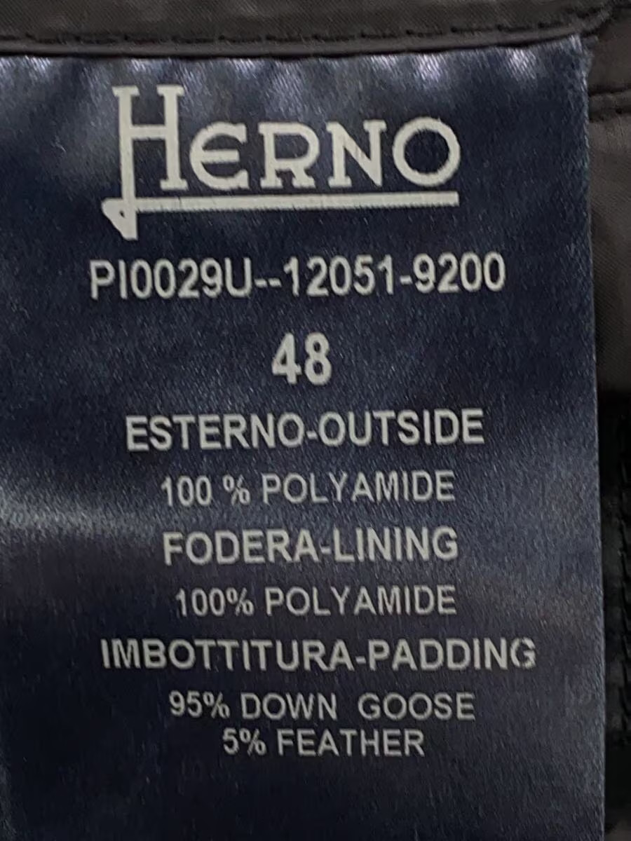 HERNO Down Jacket Navy Solid Color PI0029U--12051… - image 4