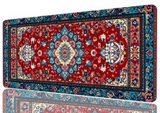 Arabic Carpet Mouse Pad Traditional Geometric Floral Mousepad XL Large Gaming...