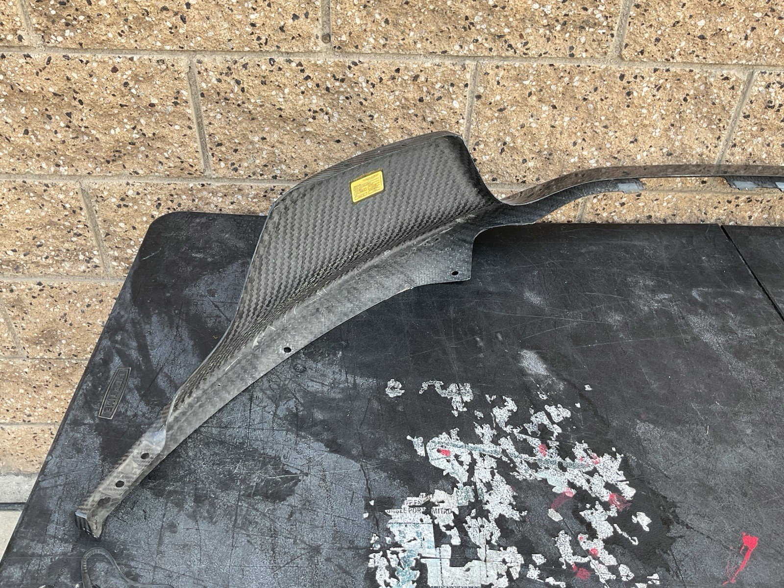 2012 2014 2016 2018 ASTON MARTIN VANQUISH FRONT BUMPER SPLITTER OEM USED