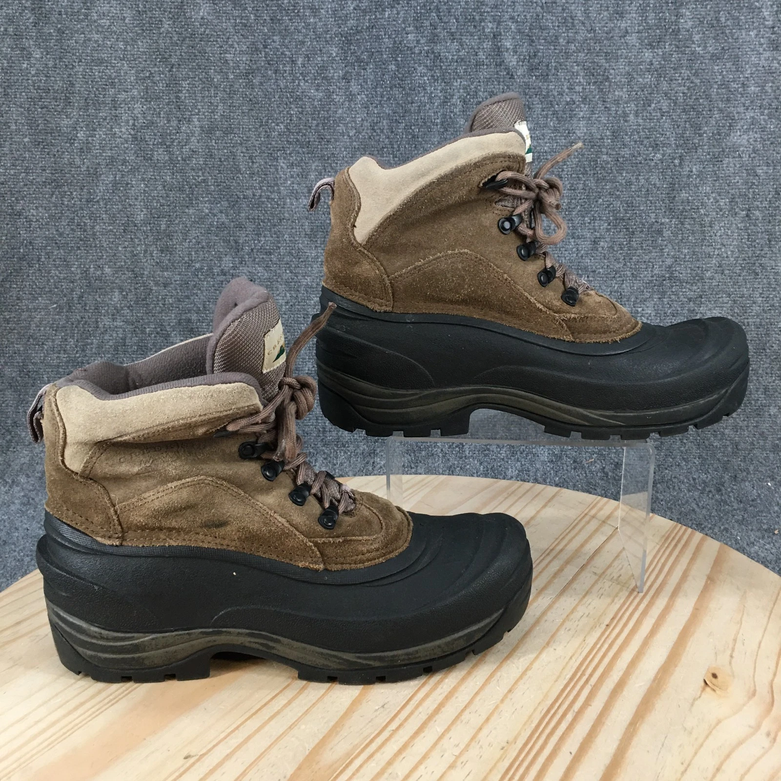Creek Side Winter Duck Boots Mens 10 Thinsulate Lace Up Outdoor Leather Brown
Opens in a new window